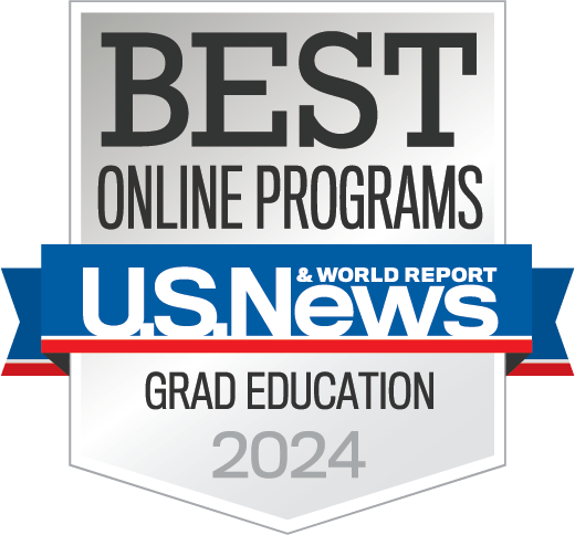 Badge - Best Online Program - US News & World Report - Grad Education 2024